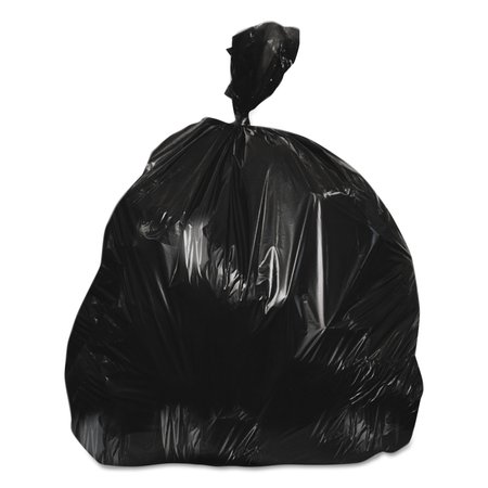 HERITAGE 30 gal Trash Bags, 30 in x 37 in, Heavy-Duty, 10 microns, Black, 500 PK Z6037MK R02